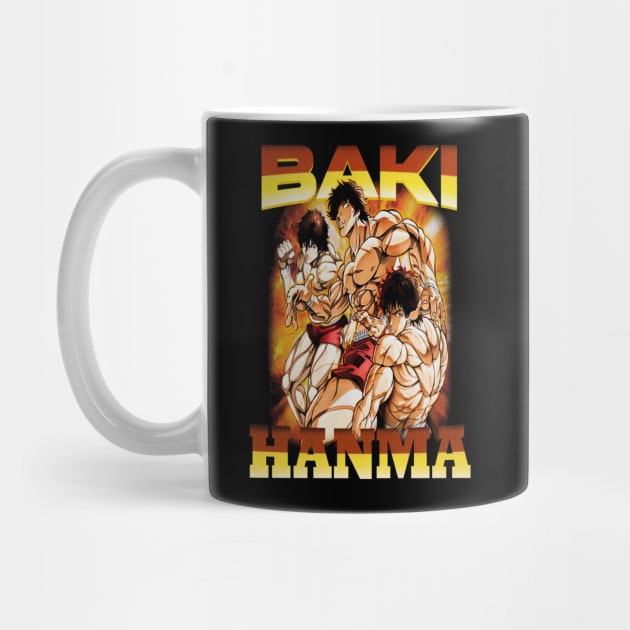 Baki Hanma The Grappler Fanart by Planet of Tees